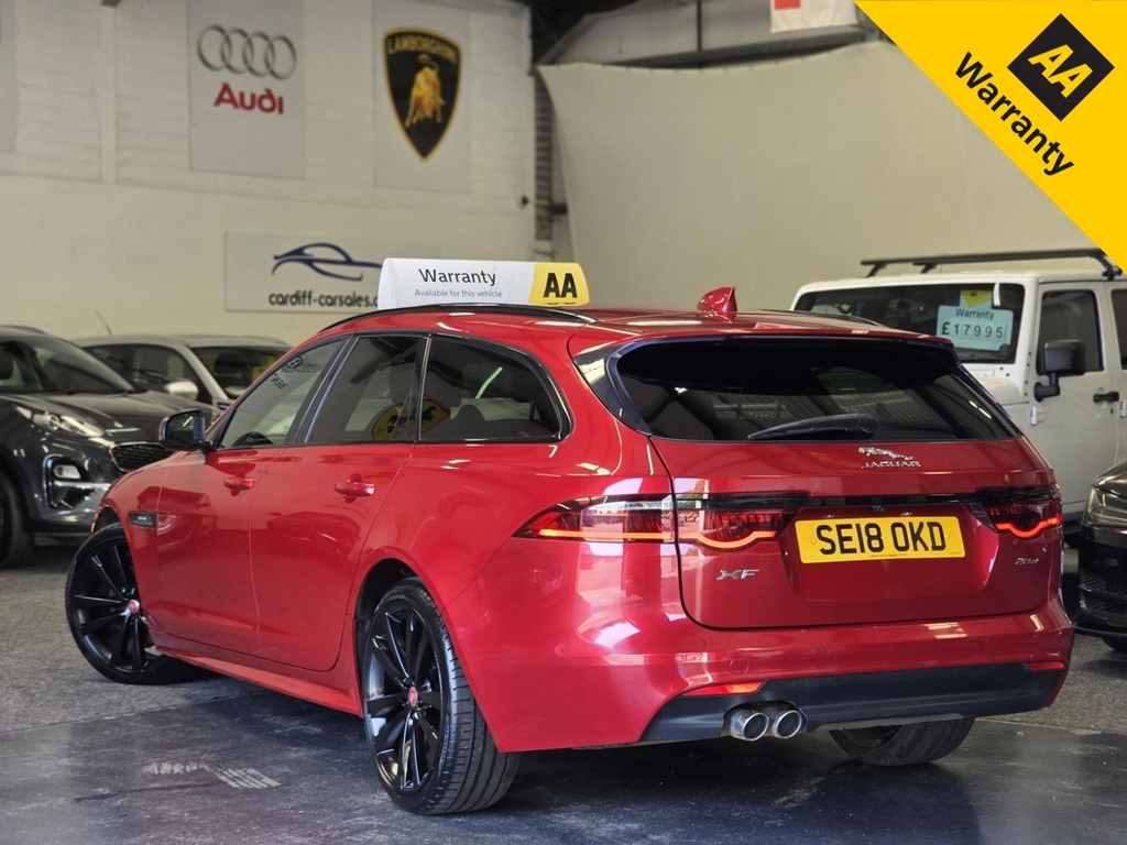 Jaguar XF Estate 2.0 D R-sport 201818 Red