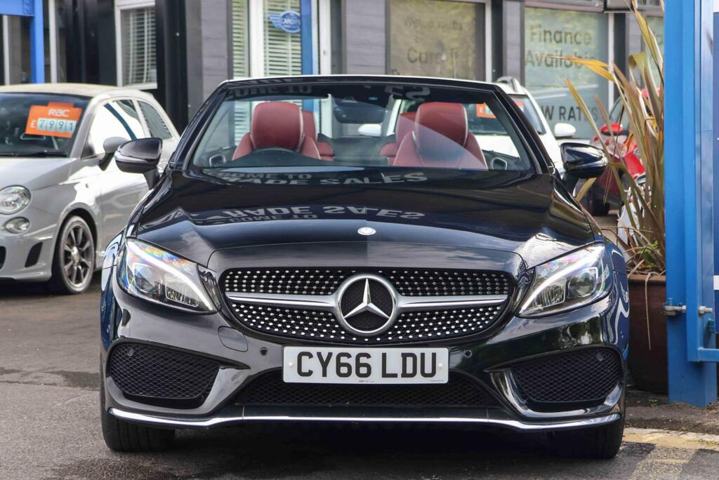 Mercedes-Benz C Class 2.1 C220d Amg Line Cabriolet G-tronic 4Matic Euro CY66LDU Black #3