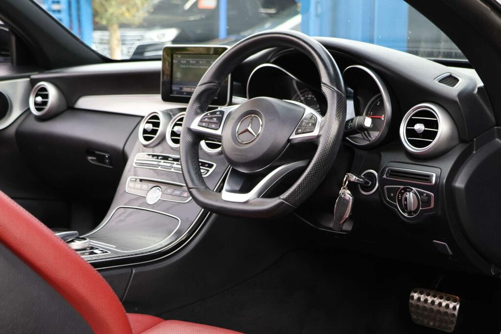 Mercedes-Benz C Class 2.1 C220d Amg Line Cabriolet G-tronic 4Matic Euro CY66LDU Black #4