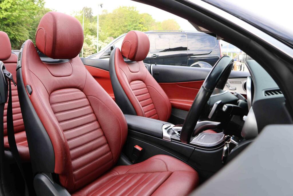 Mercedes-Benz C Class 2.1 C220d Amg Line Cabriolet G-tronic 4Matic Euro CY66LDU Black #5