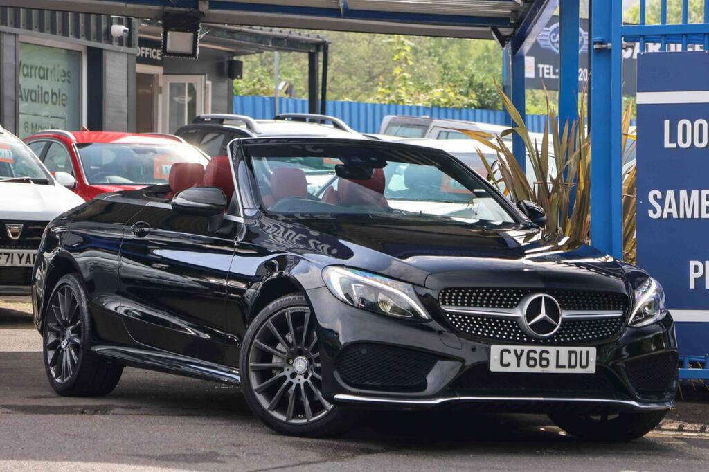 Mercedes-Benz C Class 2.1 C220d Amg Line Cabriolet G-tronic 4Matic Euro Black