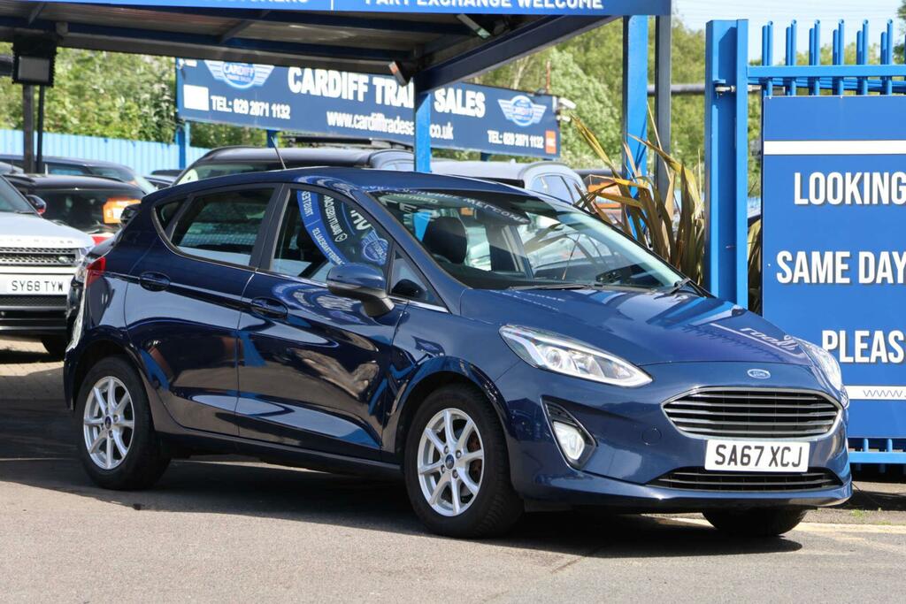 Ford Fiesta 1.0T Ecoboost Zetec Euro 6 Ss SA67XCJ Blue #2