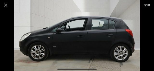 Vauxhall Corsa Hatchback PF08EJN Black #5