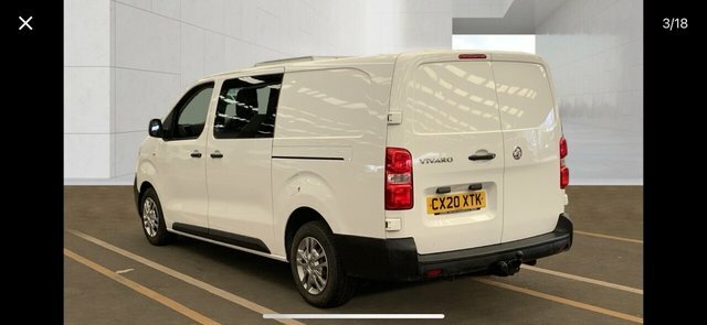 Vauxhall Vivaro Mpv CX20XTK White #2