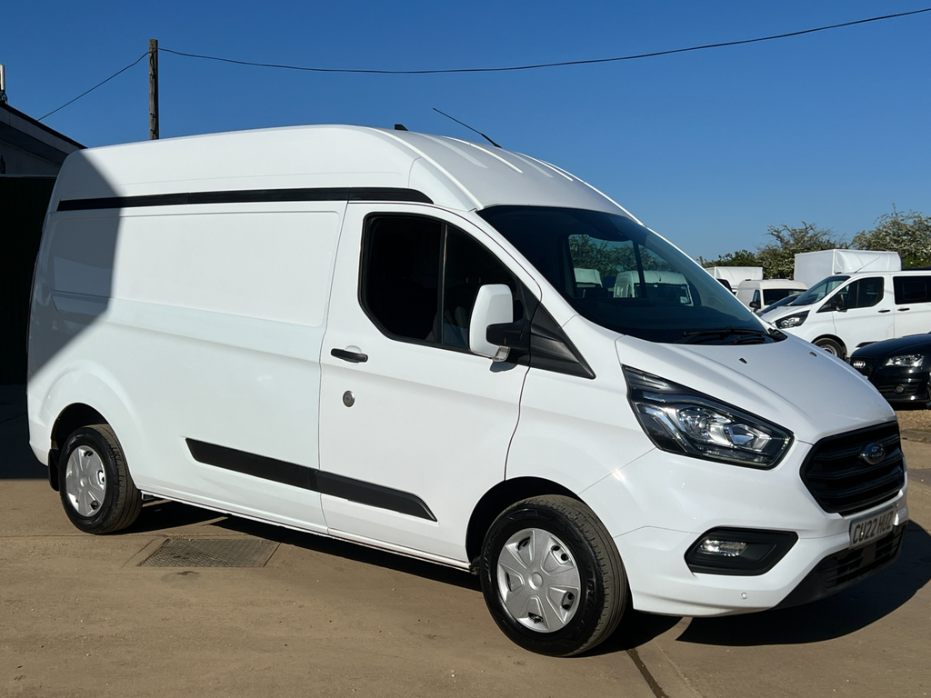 Ford Transit Custom 2.0 300 Ecoblue Trend Panel Van CU22HUZ White #2