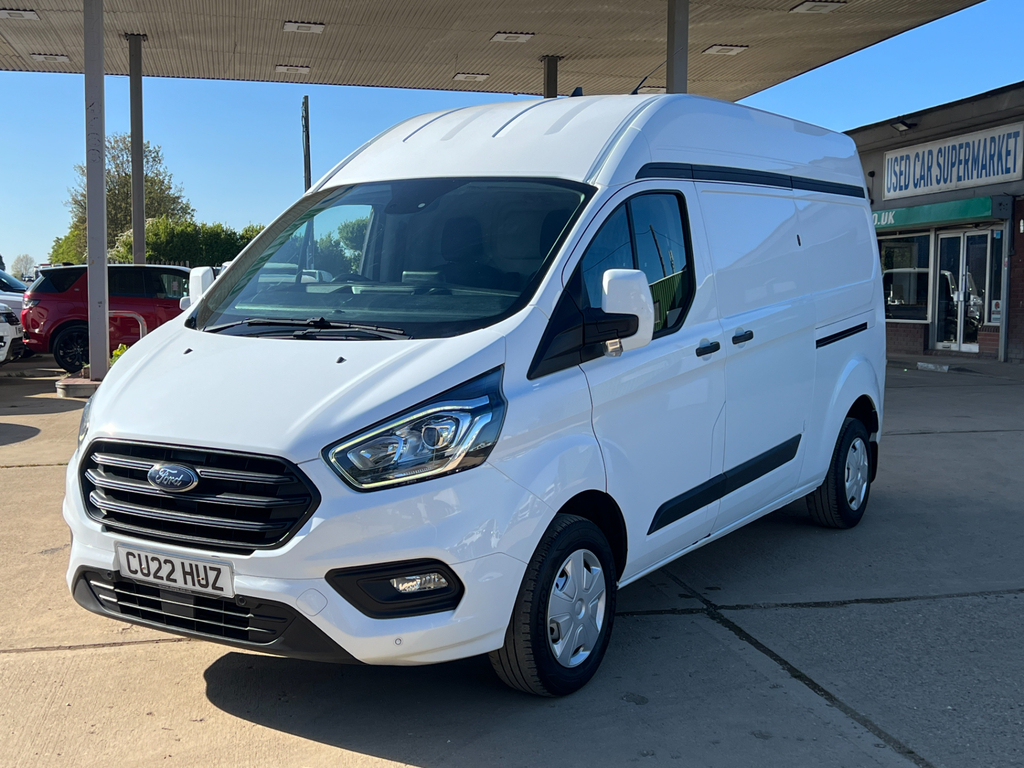 Ford Transit Custom 2.0 300 Ecoblue Trend Panel Van White