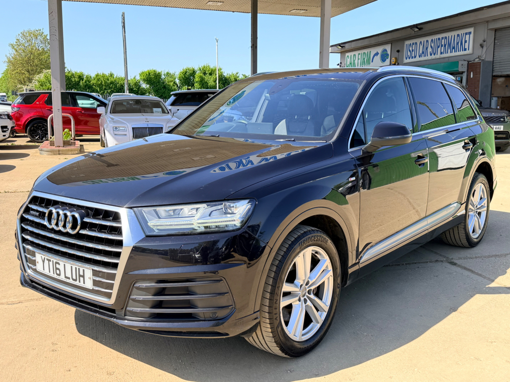 Audi Q7 3.0 Tdi V6 S Line Suv Tiptronic Quattro YT16LUH Black #6