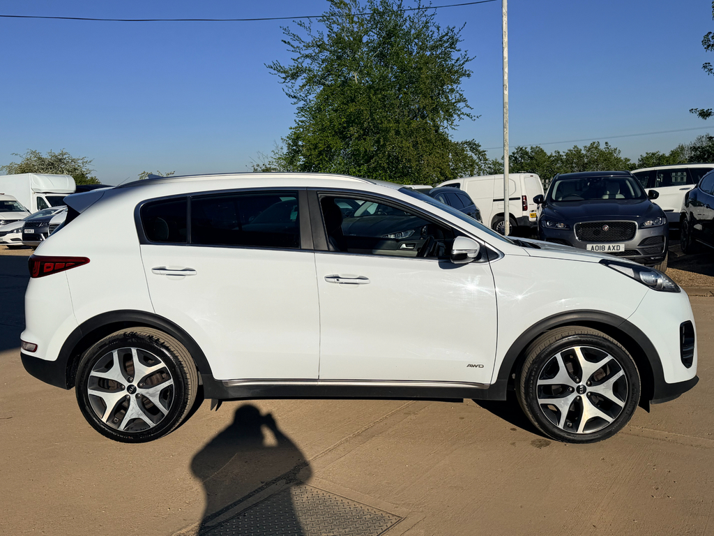 Kia Sportage 2.0 Crdi Gt-line Suv Awd Euro 6 RK67RUJ White #2