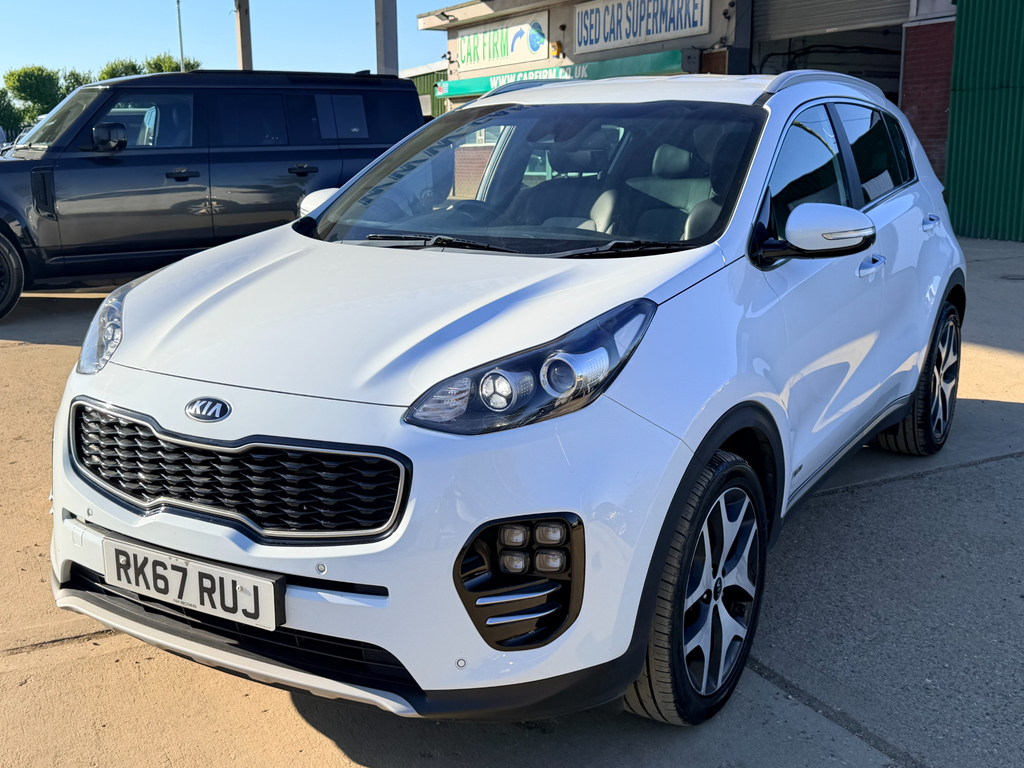 Kia Sportage 2.0 Crdi Gt-line Suv Awd Euro 6 RK67RUJ White #6