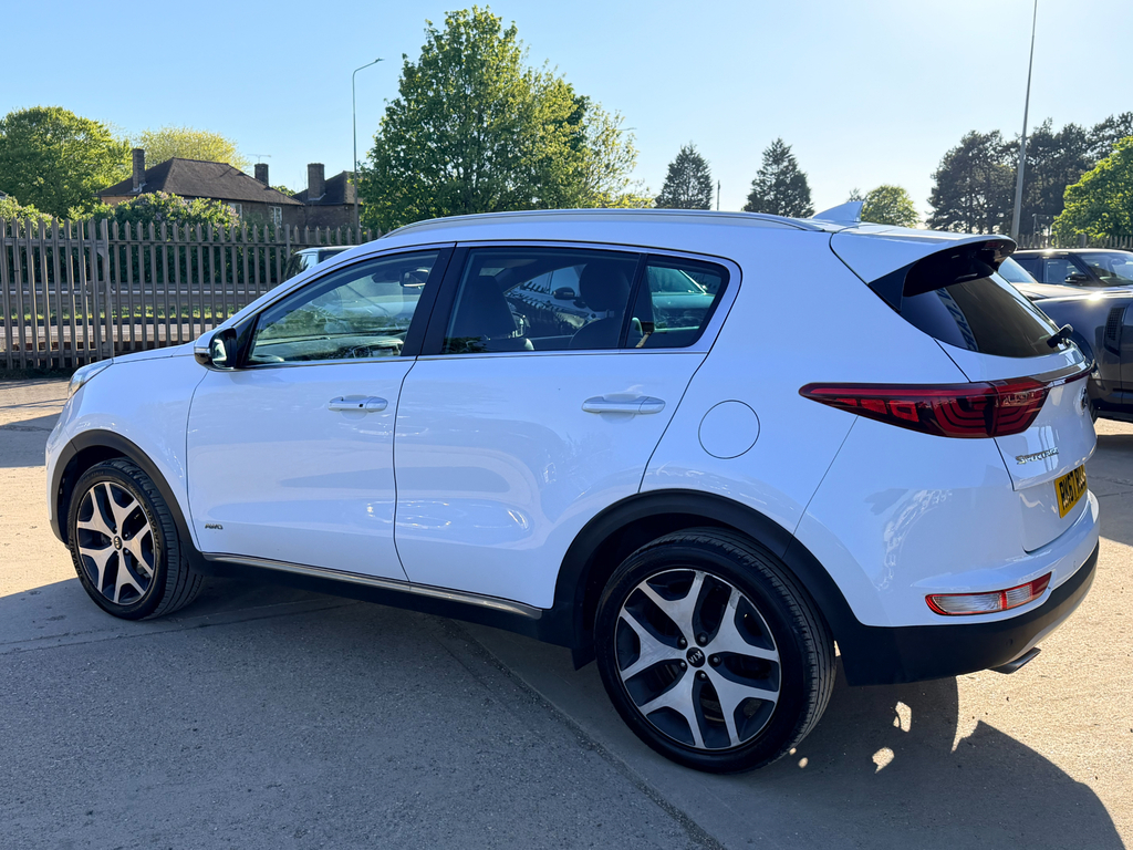 Kia Sportage 2.0 Crdi Gt-line Suv Awd Euro 6 RK67RUJ White #5