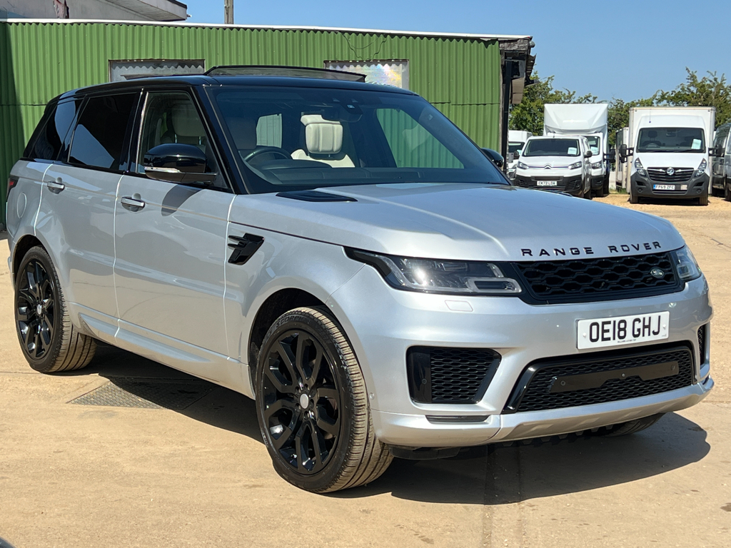 Land Rover Range Rover Sport 3.0 Sd V6 Dynamic Suv Aut OE18GHJ Silver #2