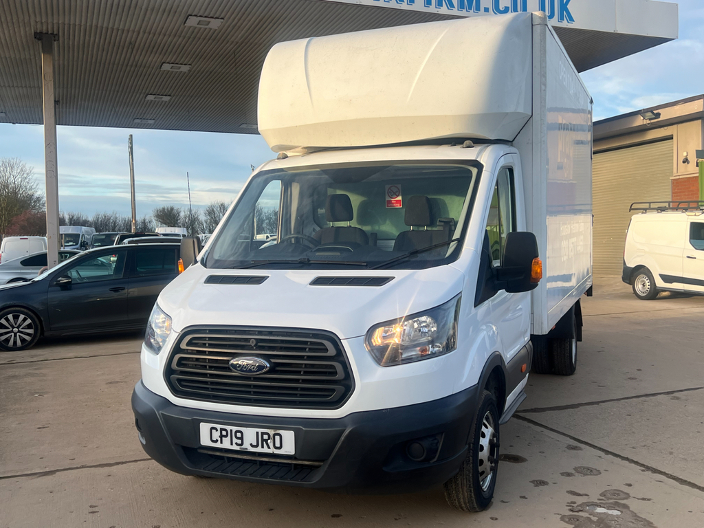Ford Transit Custom 2.0 350 Ecoblue Chassis Cab Rwd CP19JRO White #6