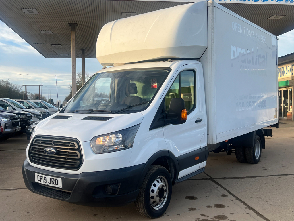 Ford Transit Custom 2.0 350 Ecoblue Chassis Cab Rwd White