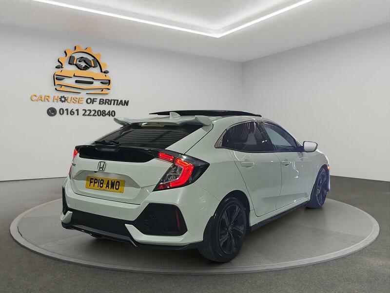 Honda Civic 1.6 I-dtec Ex Euro 6 S S White #6