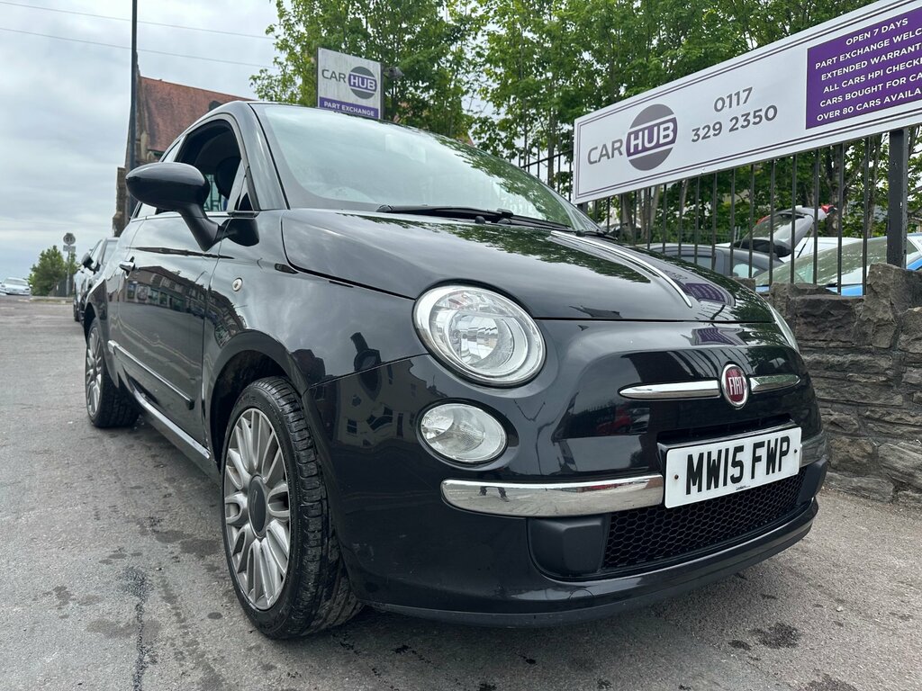 Fiat 500 1.2 8V Cult Hatchback Euro 6 S Black