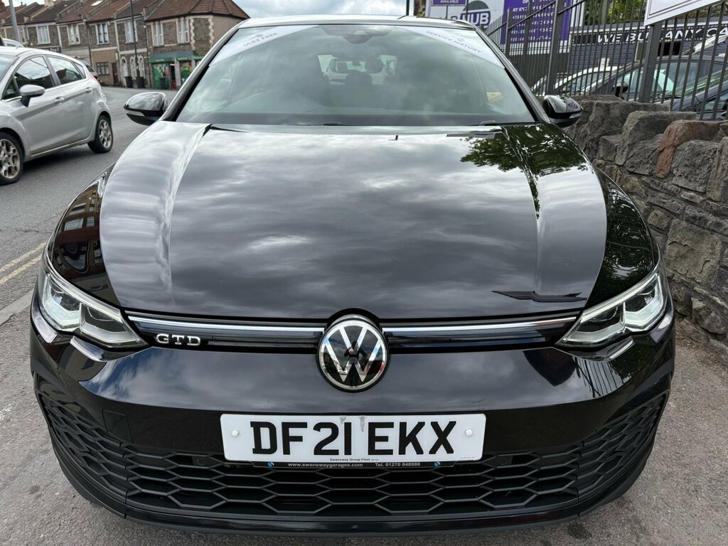 Volkswagen Golf 2.0 Tdi Gtd Hatchback Dsg Euro 6 Ss DF21EKX Black #2