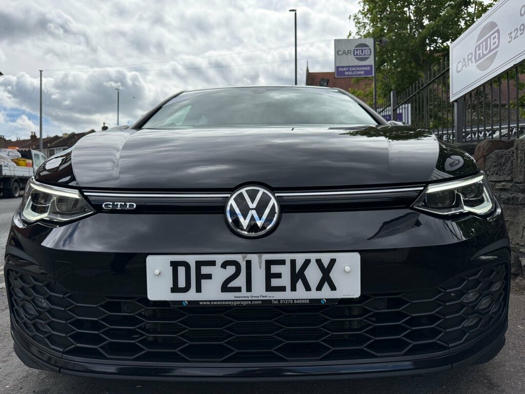 Volkswagen Golf 2.0 Tdi Gtd Hatchback Dsg Euro 6 Ss DF21EKX Black #3