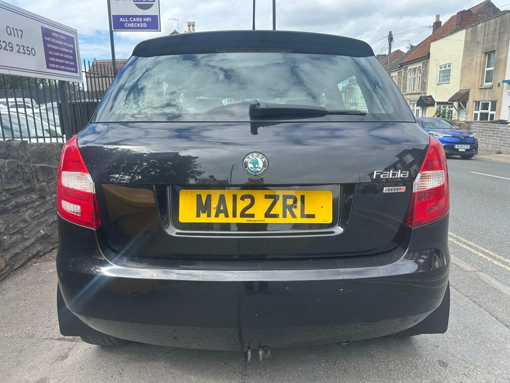 Skoda Fabia 1.2 Se Hatchback Euro 5 69 Ps MA12ZRL Black #4