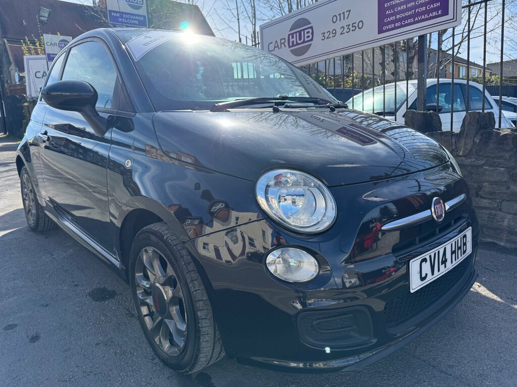Fiat 500 1.2 S Hatchback Euro 6 Ss 69 Black