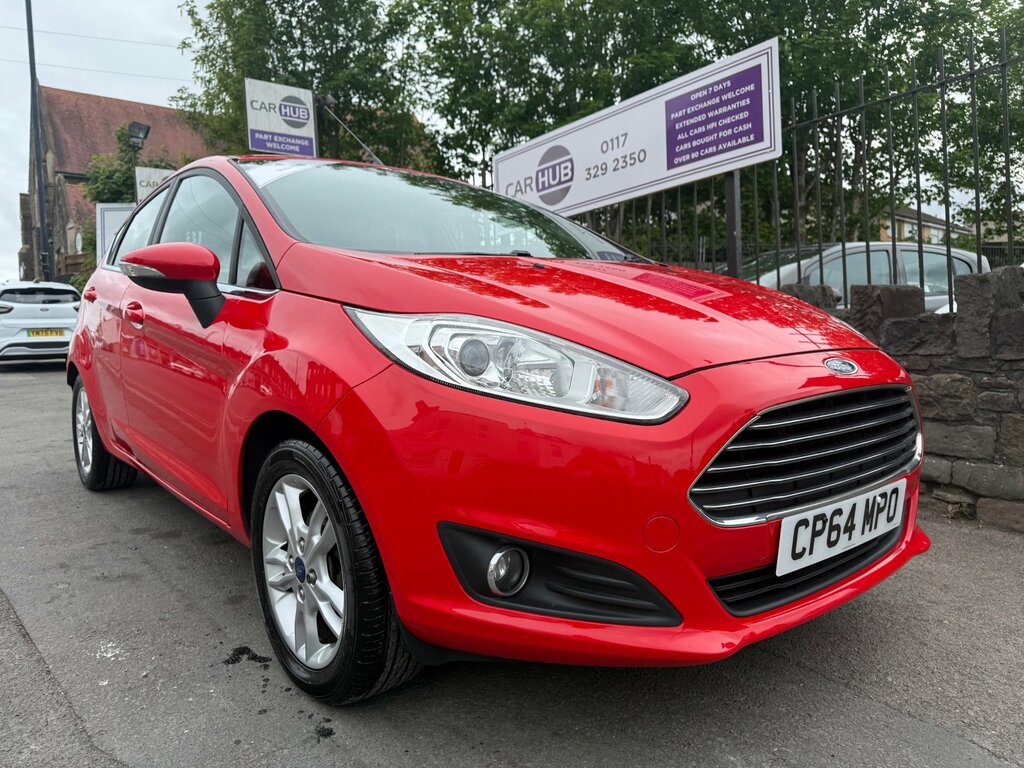 Ford Fiesta 1.25 Zetec Hatchback Euro 5 82 Red