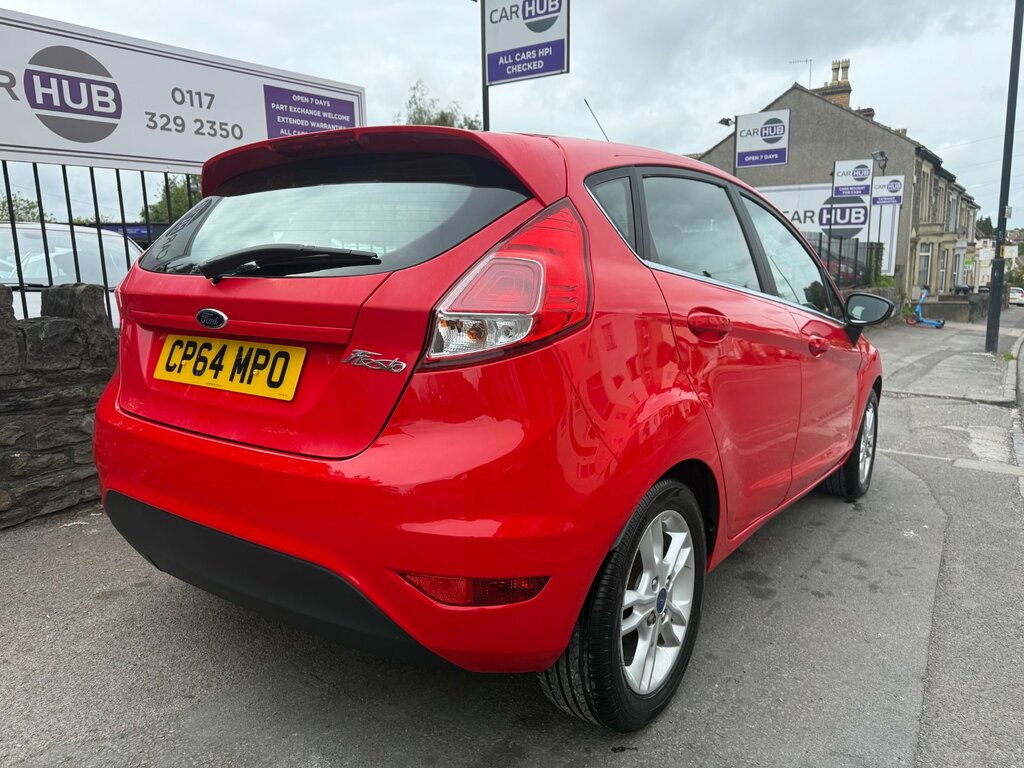 Ford Fiesta 1.25 Zetec Hatchback Euro 5 82 CP64MPO Red #3