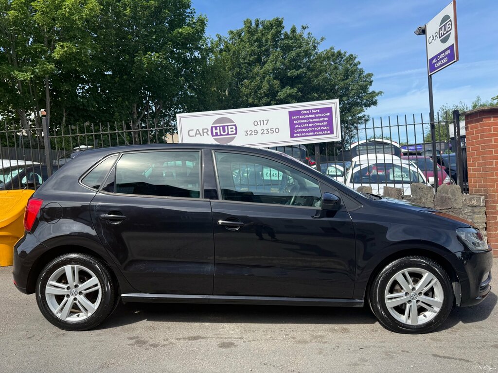 Volkswagen Polo 1.2 Tsi Bluemotion Tech Match Hatchback WD16HDG Black #5