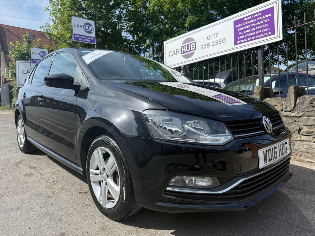 Volkswagen Polo 1.2 Tsi Bluemotion Tech Match Hatchback Black