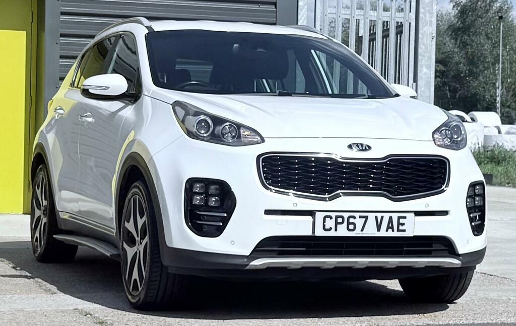 Kia Sportage Gt-line CP67VAE White #5
