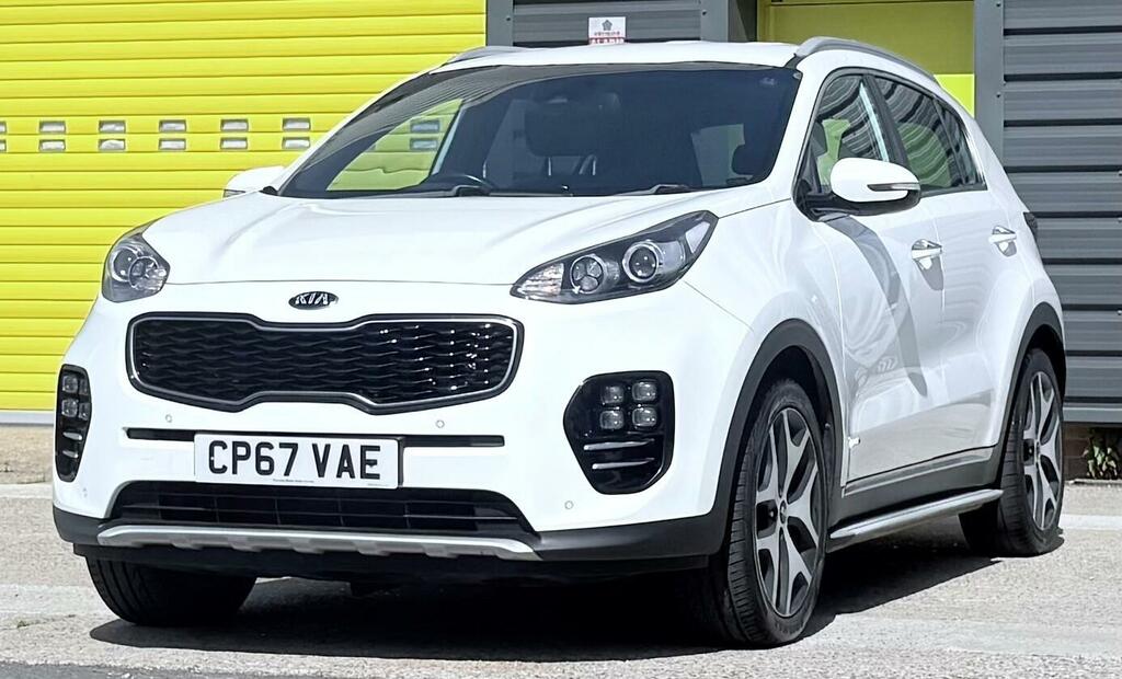 Kia Sportage Gt-line CP67VAE White #4