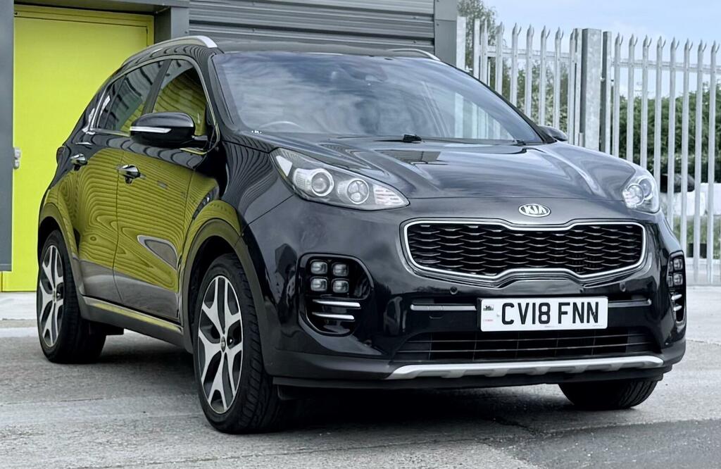 Kia Sportage 1.7 Crdi Gt-line Dct Euro 6 Ss CV18FNN Black #6