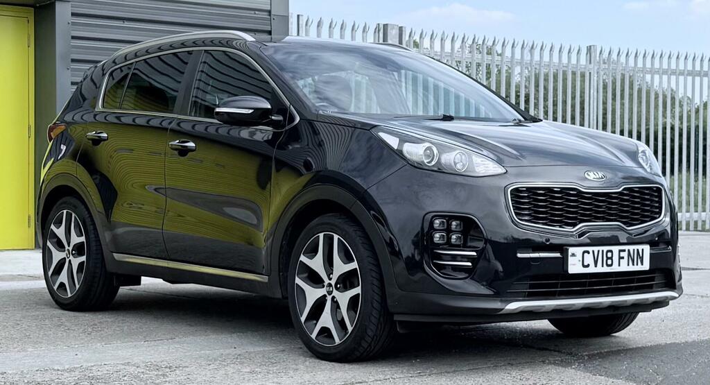 Kia Sportage 1.7 Crdi Gt-line Dct Euro 6 Ss CV18FNN Black #5