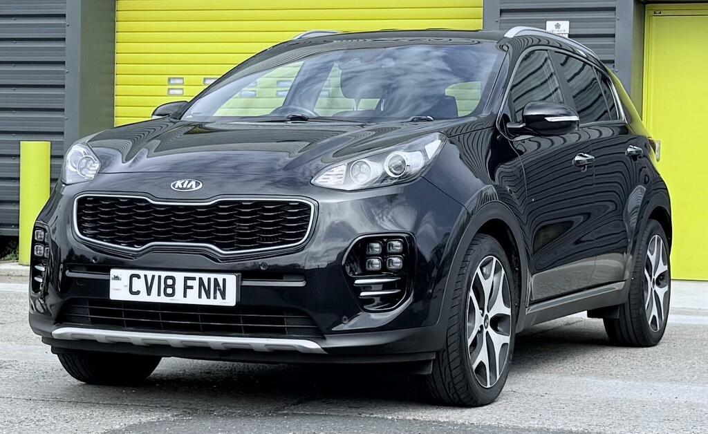 Kia Sportage 1.7 Crdi Gt-line Dct Euro 6 Ss CV18FNN Black #4