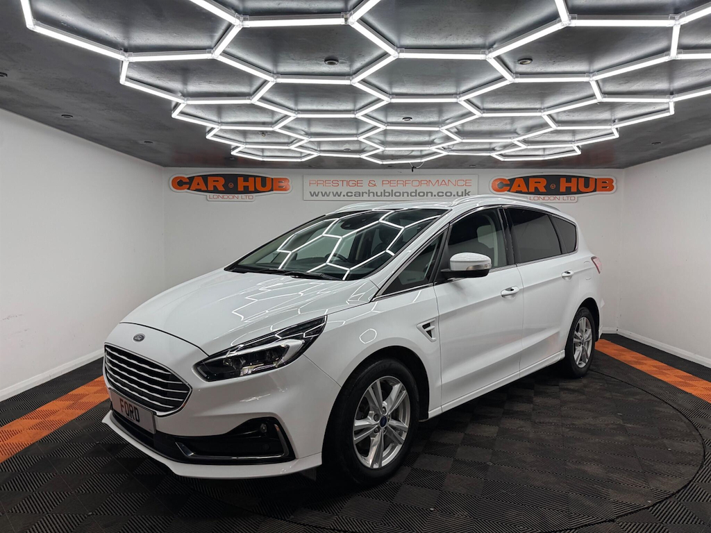 Ford S-Max 2.0 Ecoblue Titanium Euro 6 Ss White #4