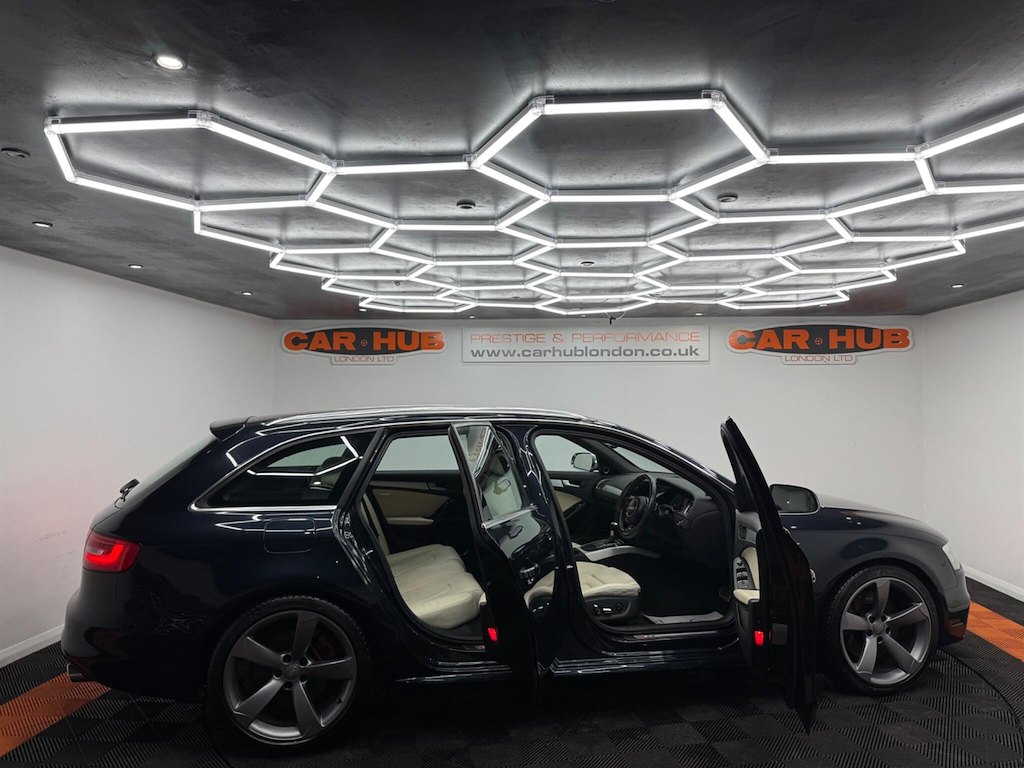 Audi S4 2015 3.0 Tfsi V6 Black Edition Estate S White #8