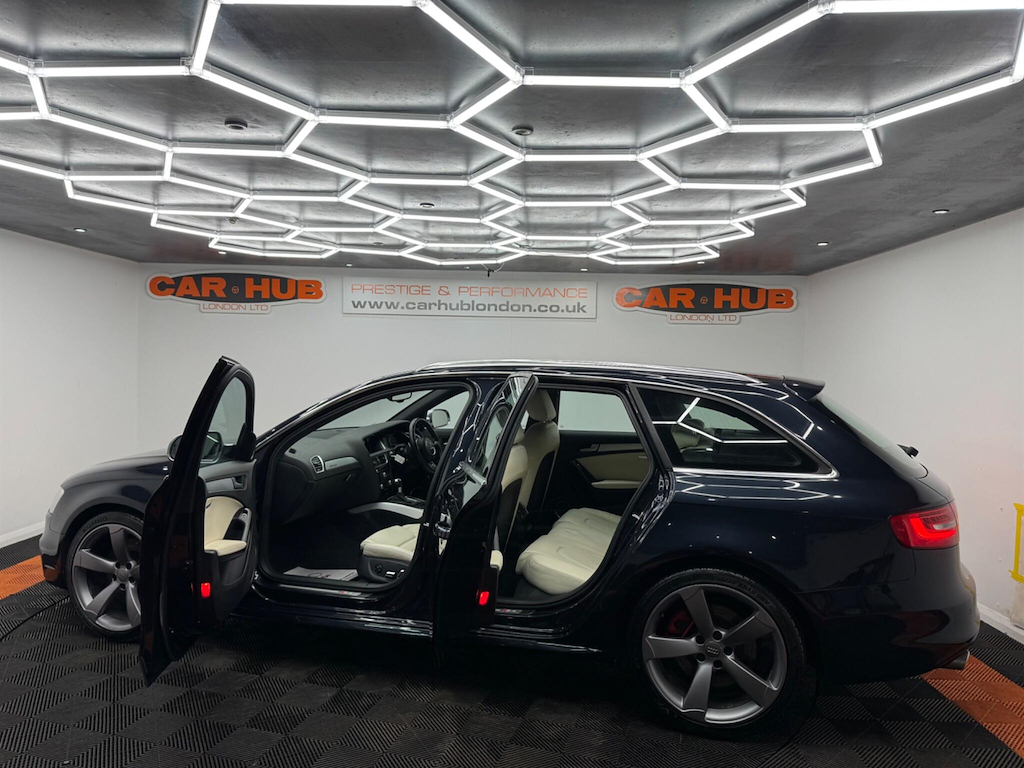 Audi S4 2015 3.0 Tfsi V6 Black Edition Estate S White #2