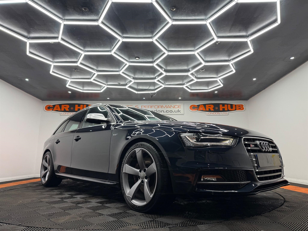 Audi S4 2015 3.0 Tfsi V6 Black Edition Estate S White #16