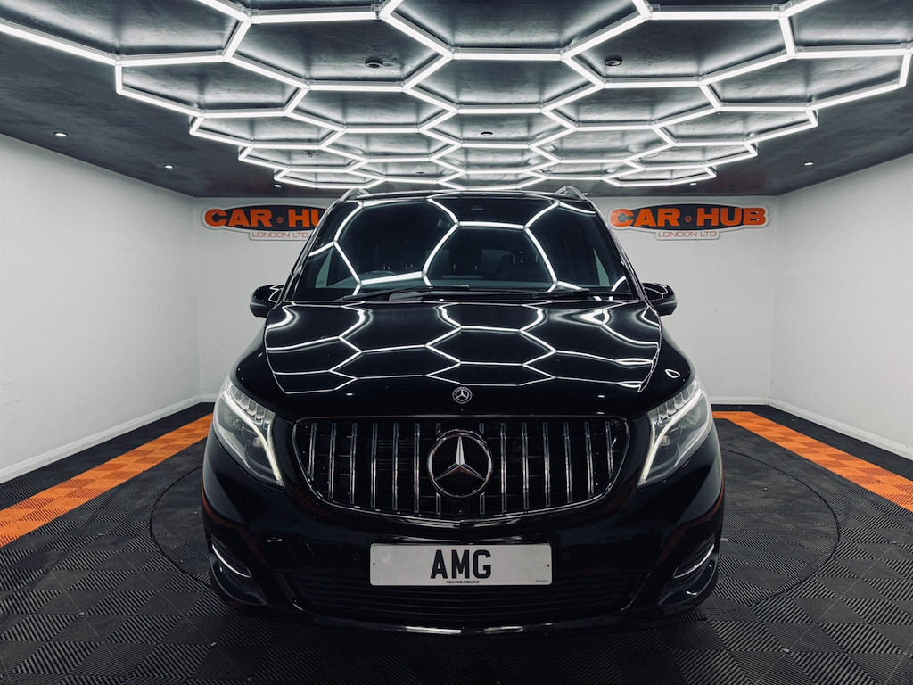 Mercedes-Benz V Class 2.2 Sport G-tronic Euro 6 Ss 8 Seat Lwb Black #2