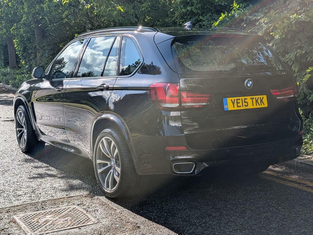 BMW X5 3.0 40D M Sport Xdrive Euro 6 Ss YE15TKK Black #6
