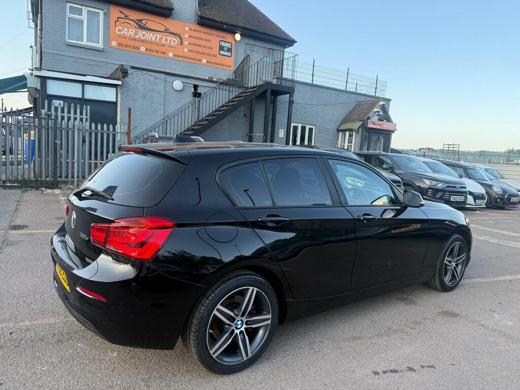 BMW 1 Series 2.0 120D Sport Hatchback MV68EOJ Black #4
