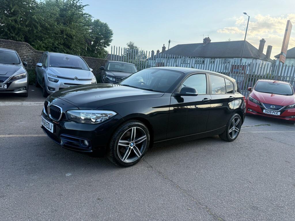 BMW 1 Series 2.0 120D Sport Hatchback MV68EOJ Black #5