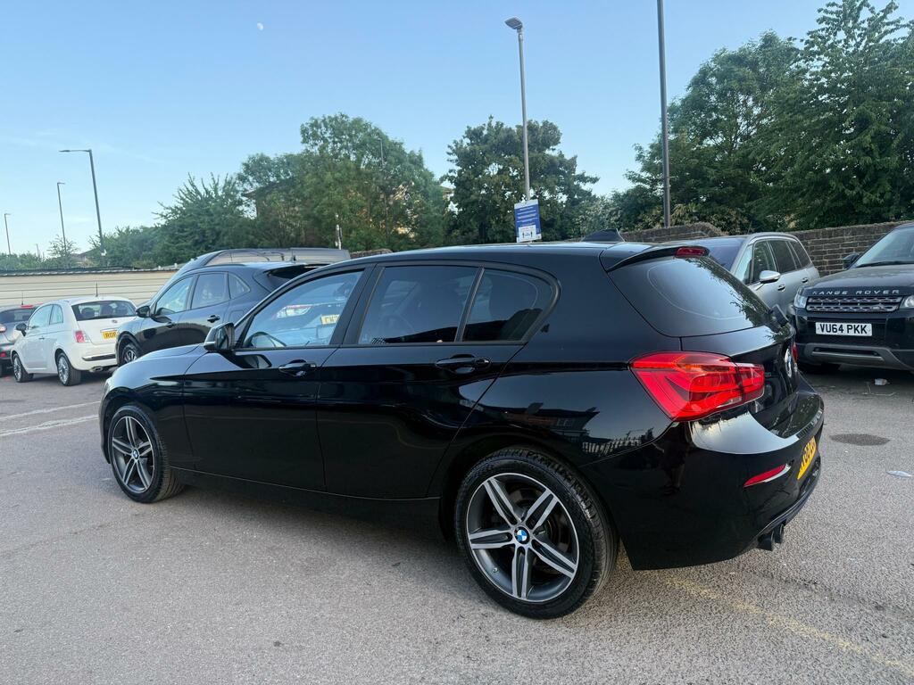 BMW 1 Series 2.0 120D Sport Hatchback MV68EOJ Black #6
