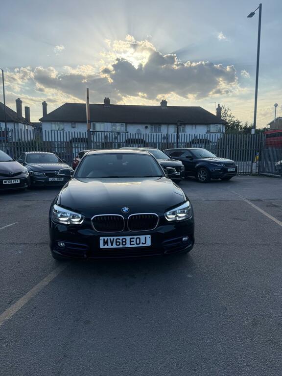 BMW 1 Series 2.0 120D Sport Hatchback MV68EOJ Black #3