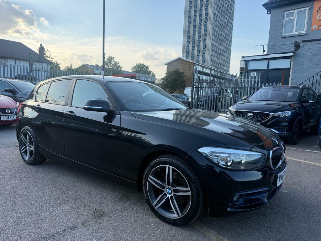 BMW 1 Series 2.0 120D Sport Hatchback MV68EOJ Black #2