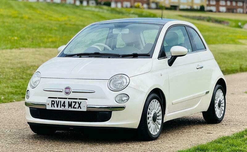 Fiat 500 Lounge White #3