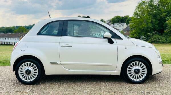 Fiat 500 Lounge White #6