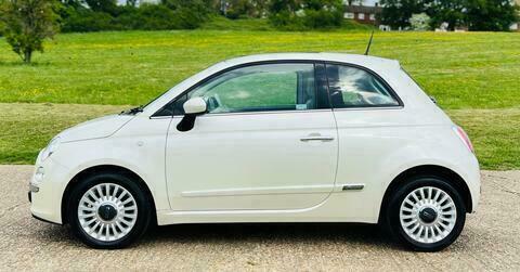 Fiat 500 Lounge White #5