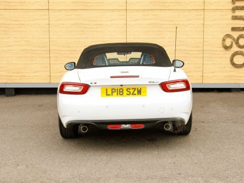 Fiat 124 Spider Convertible White #6