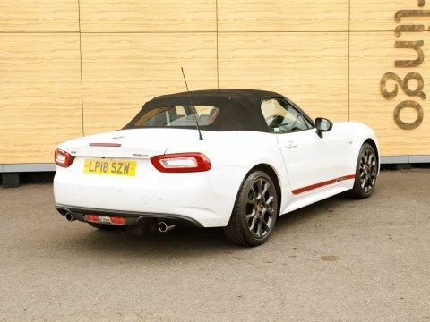 Fiat 124 Spider Convertible White #2