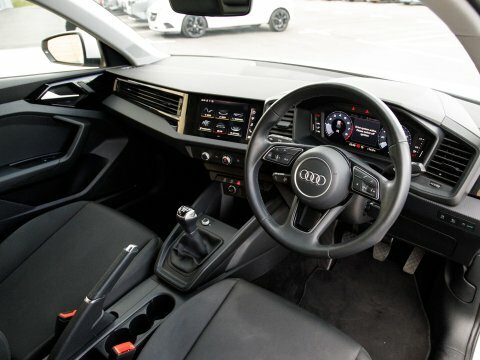 Audi A1 Hatchback MD21JFA White #4