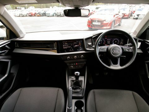 Audi A1 Hatchback MD21JFA White #3